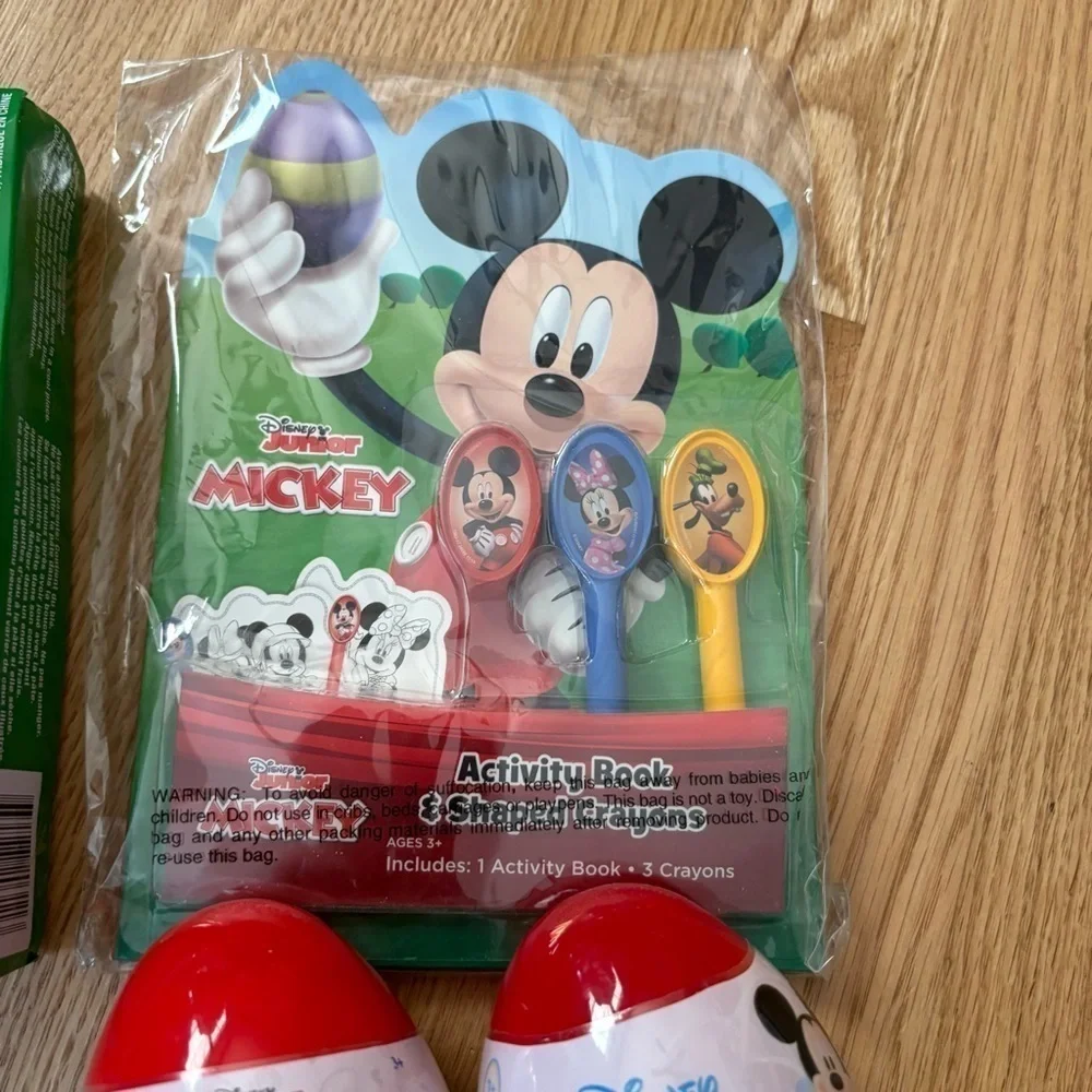 Disney Mickey Mouse Easter Basket Filler Set Eggs Activity Set Dough Stickers